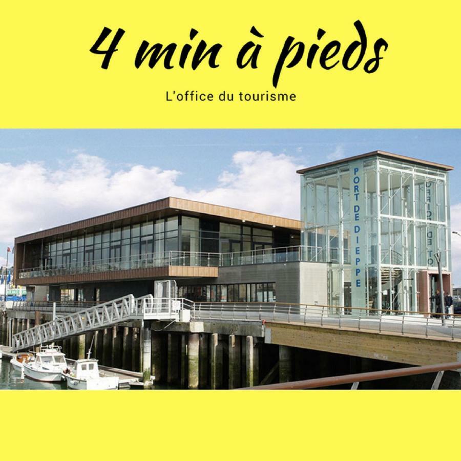 L'Etablissement La Plage A 2 Pas, Vous Propose 4 Appartements Neufs, Netflix, Lits Faits A Votre Arrivee, Serviettes De Toilette, Menage, Wifi, En Hyper Centre ,Plage A 100M, Box A Velos, Paiement 3 Fois Sans Frais, Prix Tout Compris Диеп Екстериор снимка